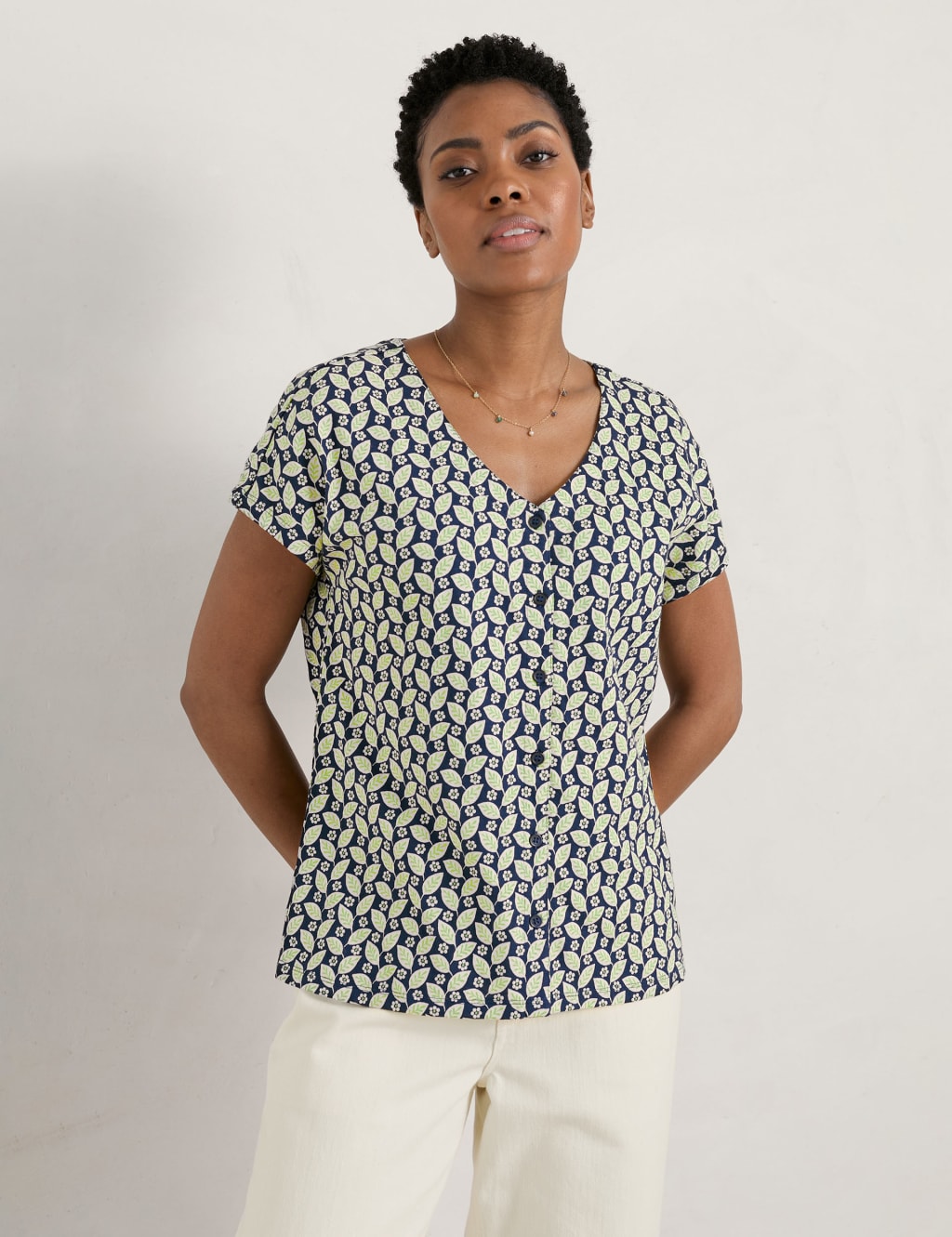 Organic Cotton Floral Top image 2