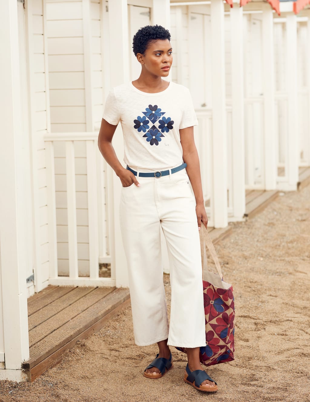 Organic Cotton Floral T-Shirt image 1