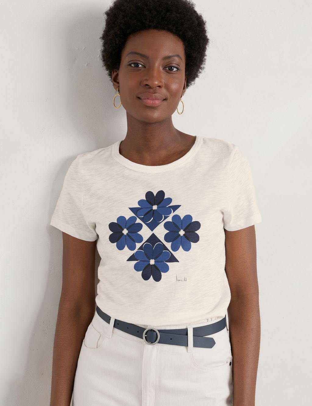 Organic Cotton Floral T-Shirt image 2