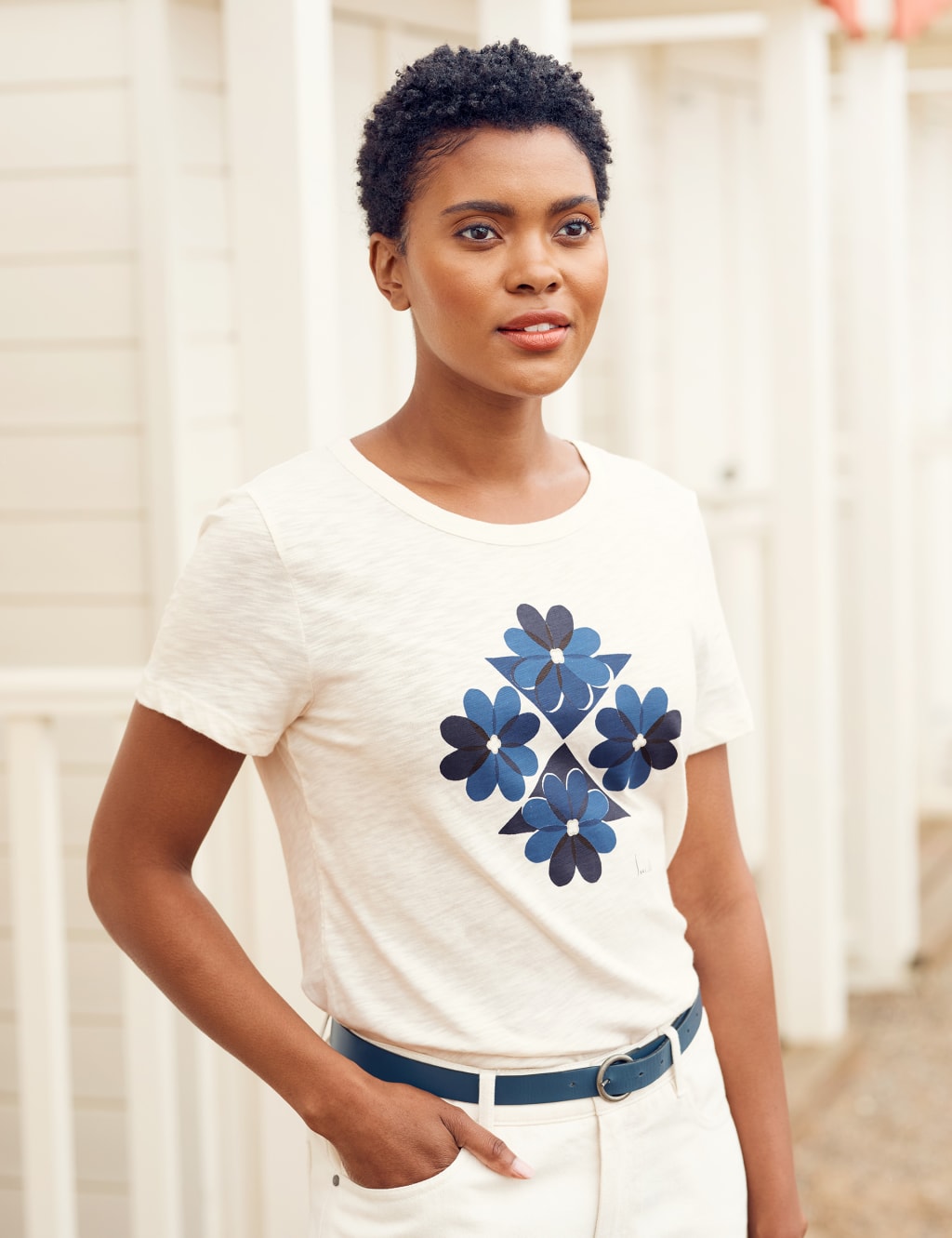 Organic Cotton Floral T-Shirt image 4