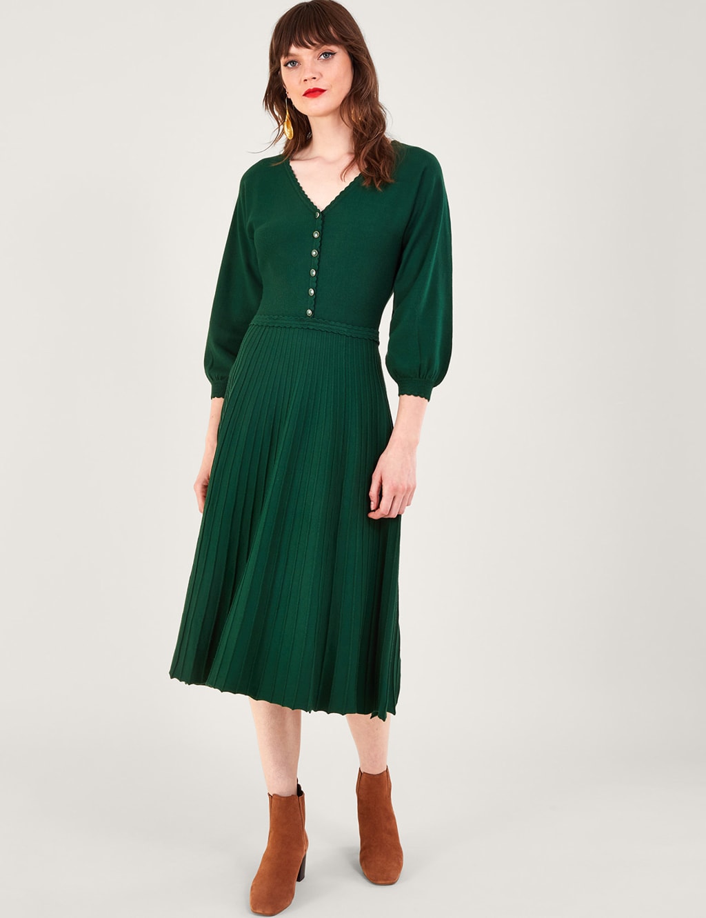 Monsoon green dress 2025