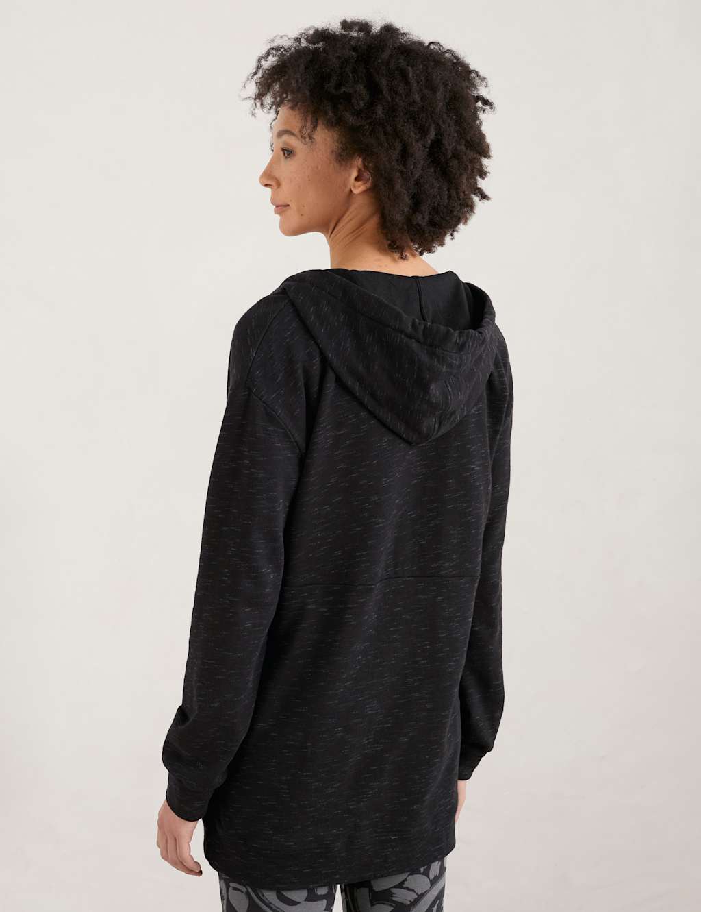 Cotton Rich Half Zip Hoodie image 3