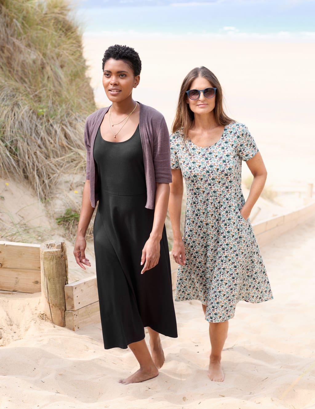 Organic Cotton Floral Waisted Dress image 5