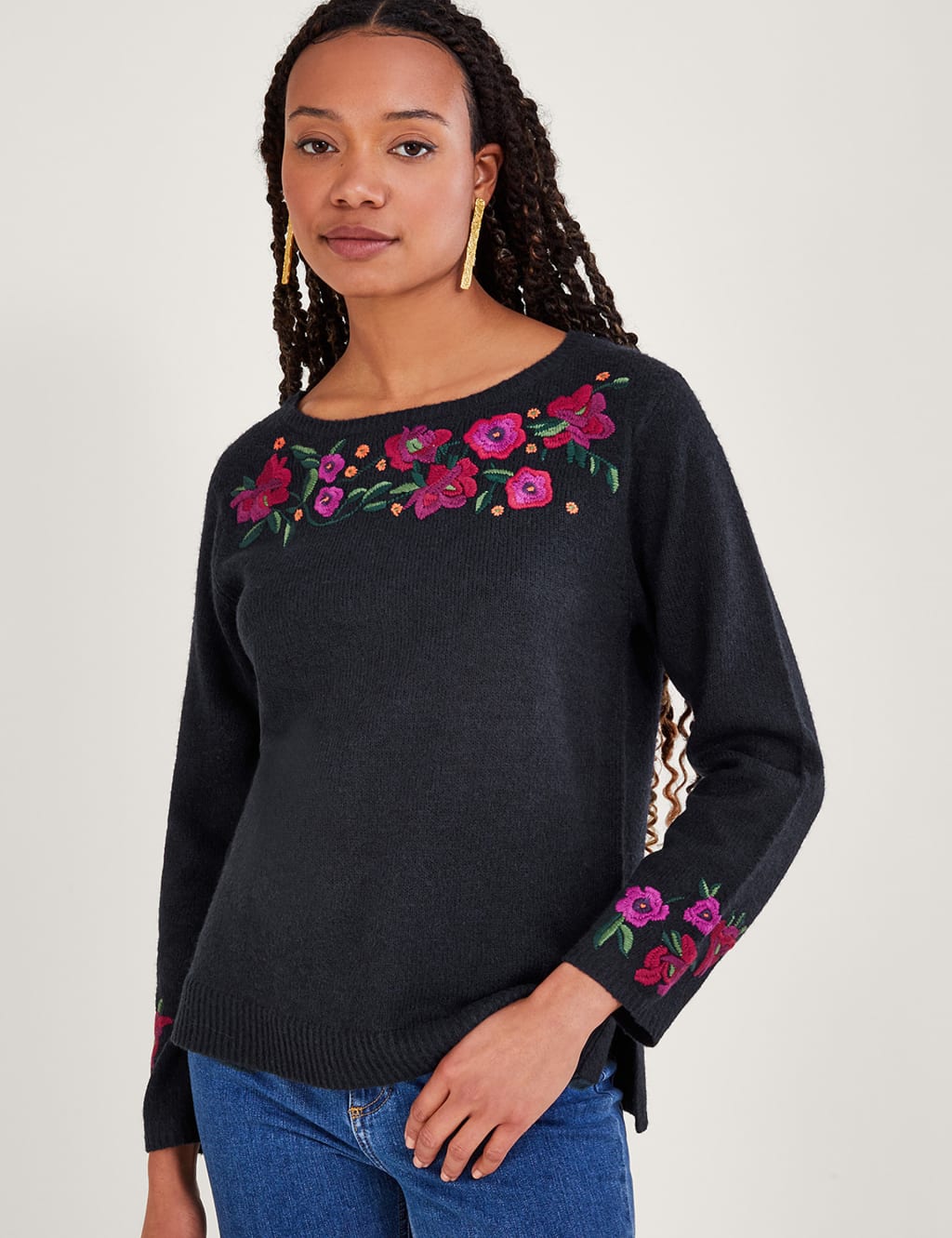 Women's embroidered jumpers online