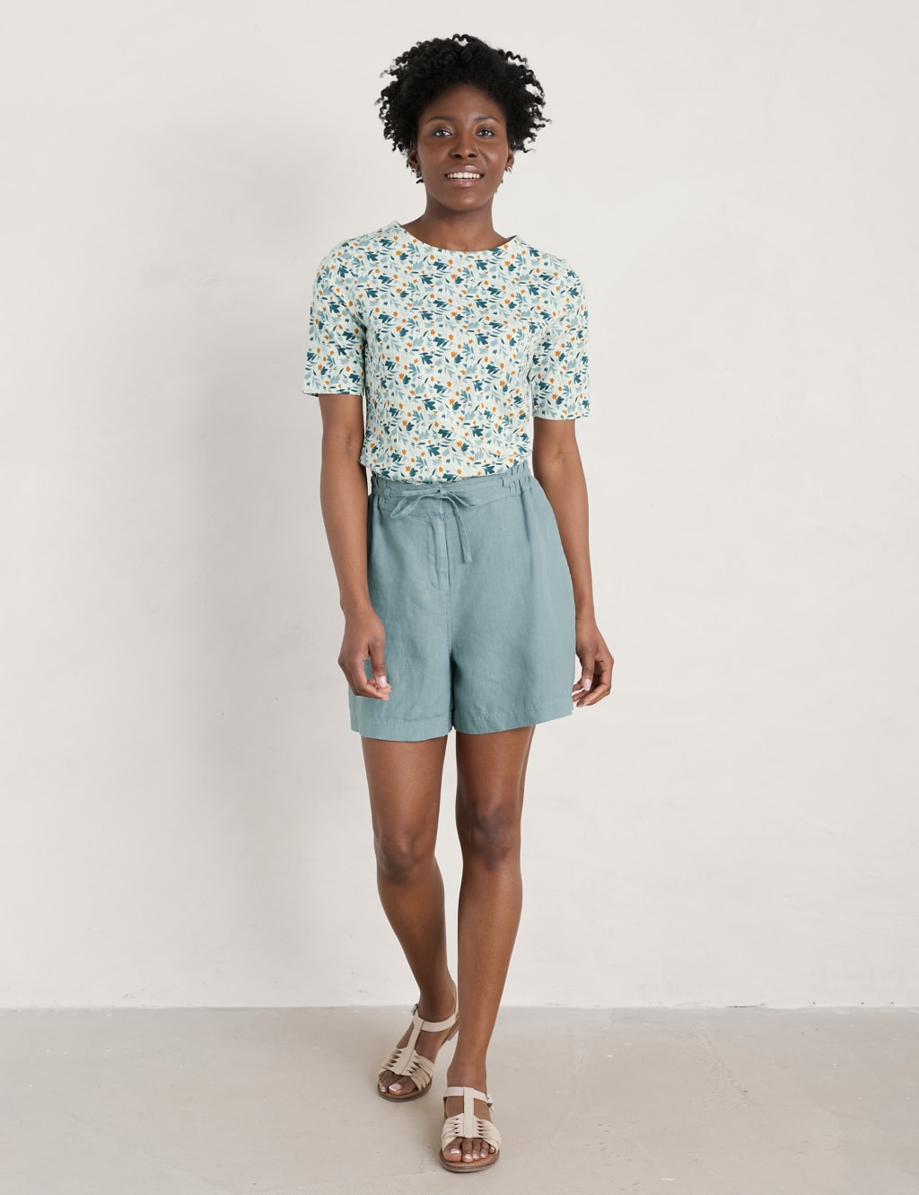 Organic Cotton Floral T-Shirt image 1