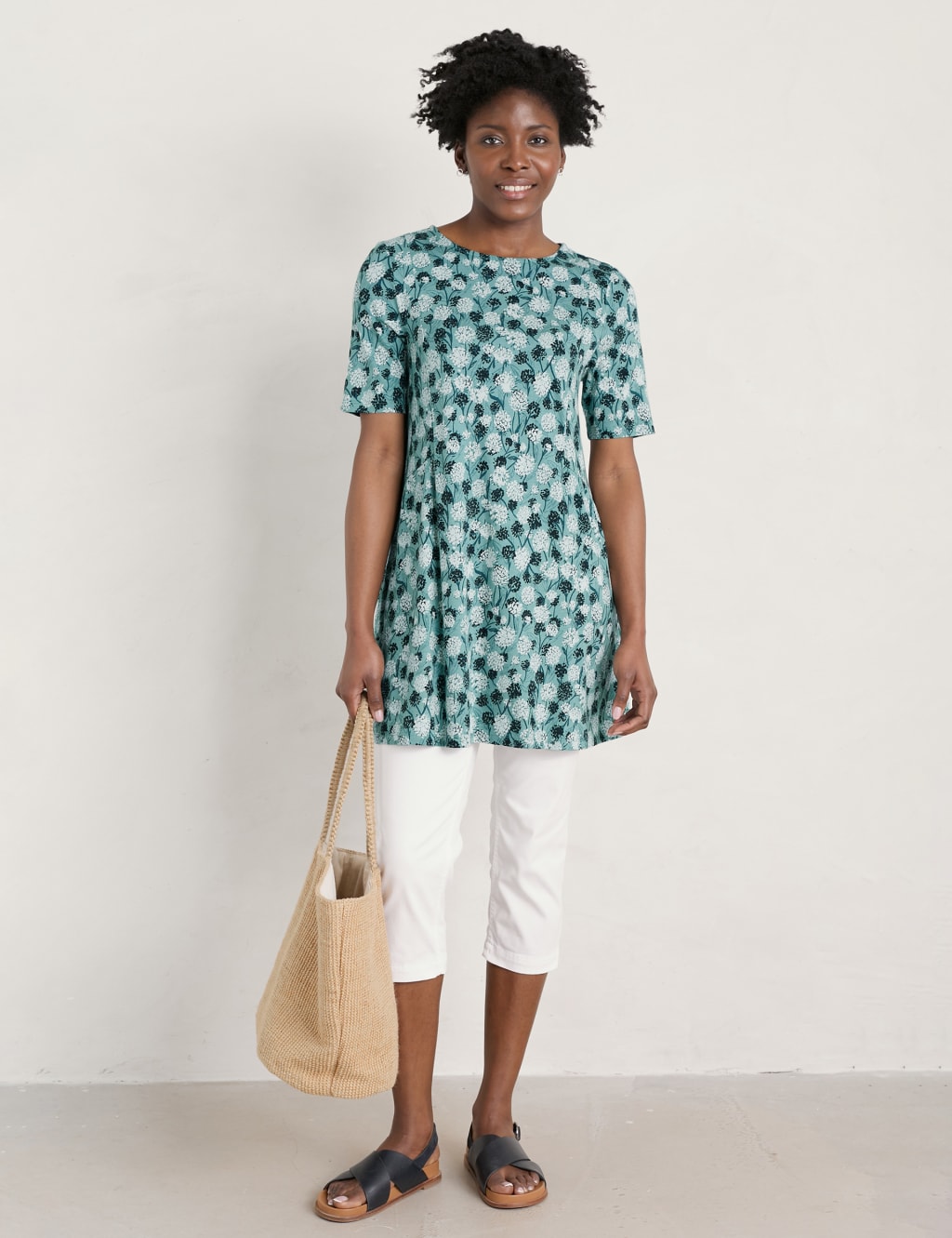 Saffron Rise Short Sleeve Tunic image 1