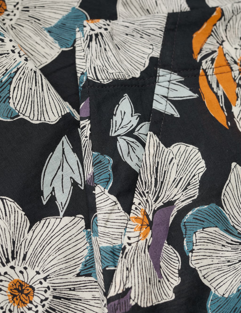 Organic Cotton Floral A-Line Skirt image 4