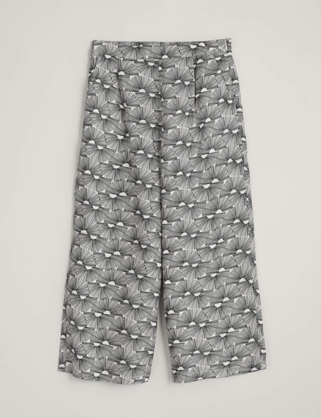 Pure Linen Printed Culottes image 2