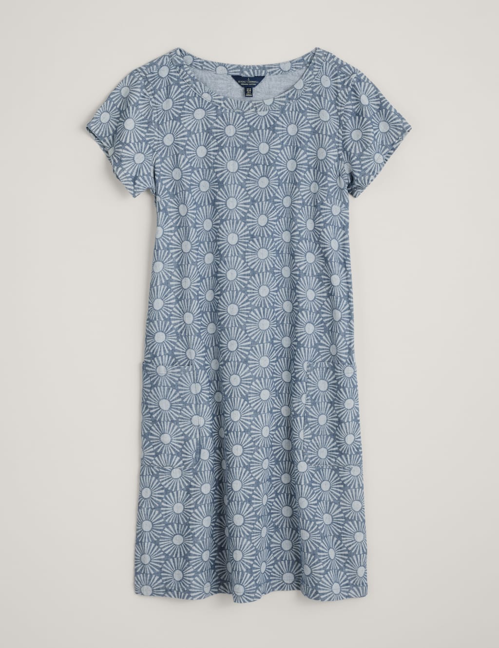 Organic Cotton Printed Shift Dress image 2