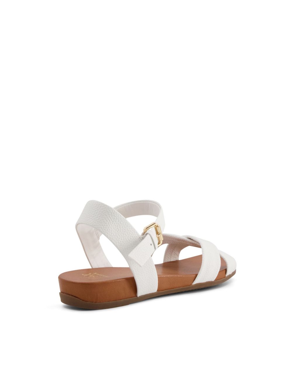 Leather Ankle Strap Wedge Sandals image 5
