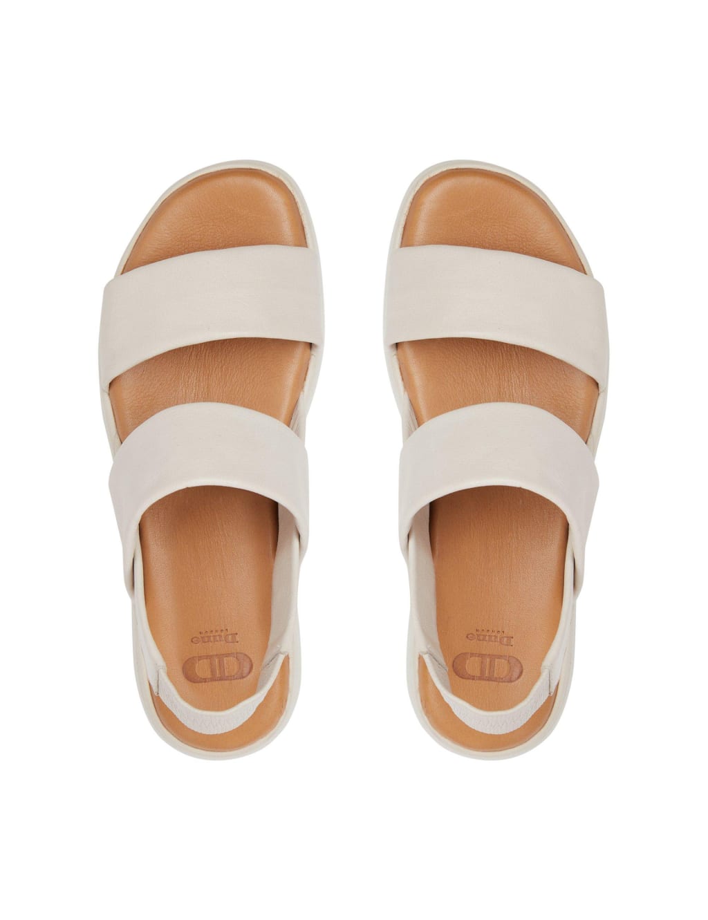 Leather Slip On Flatform Sandals image 3