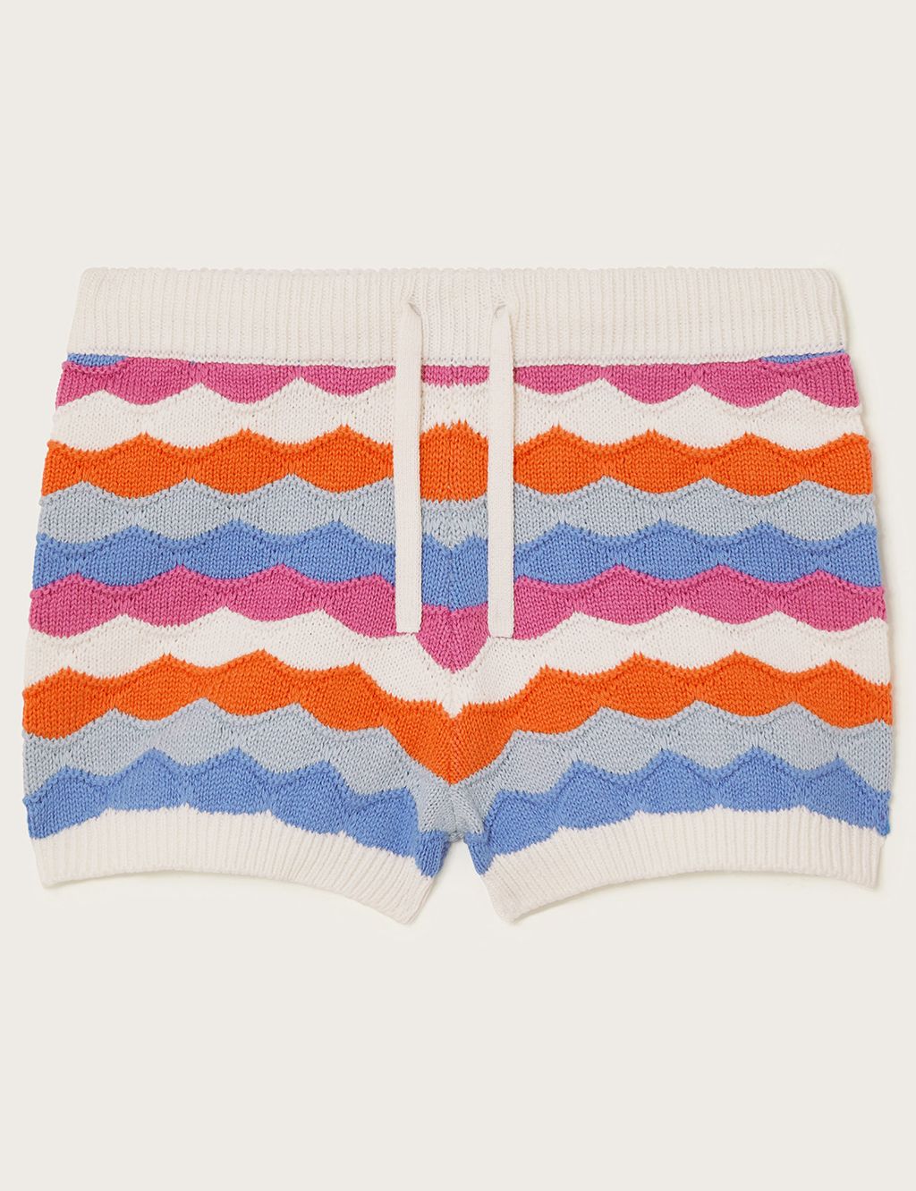 Pure Cotton Wavy Knitted Casual Shorts (3-13 Yrs)