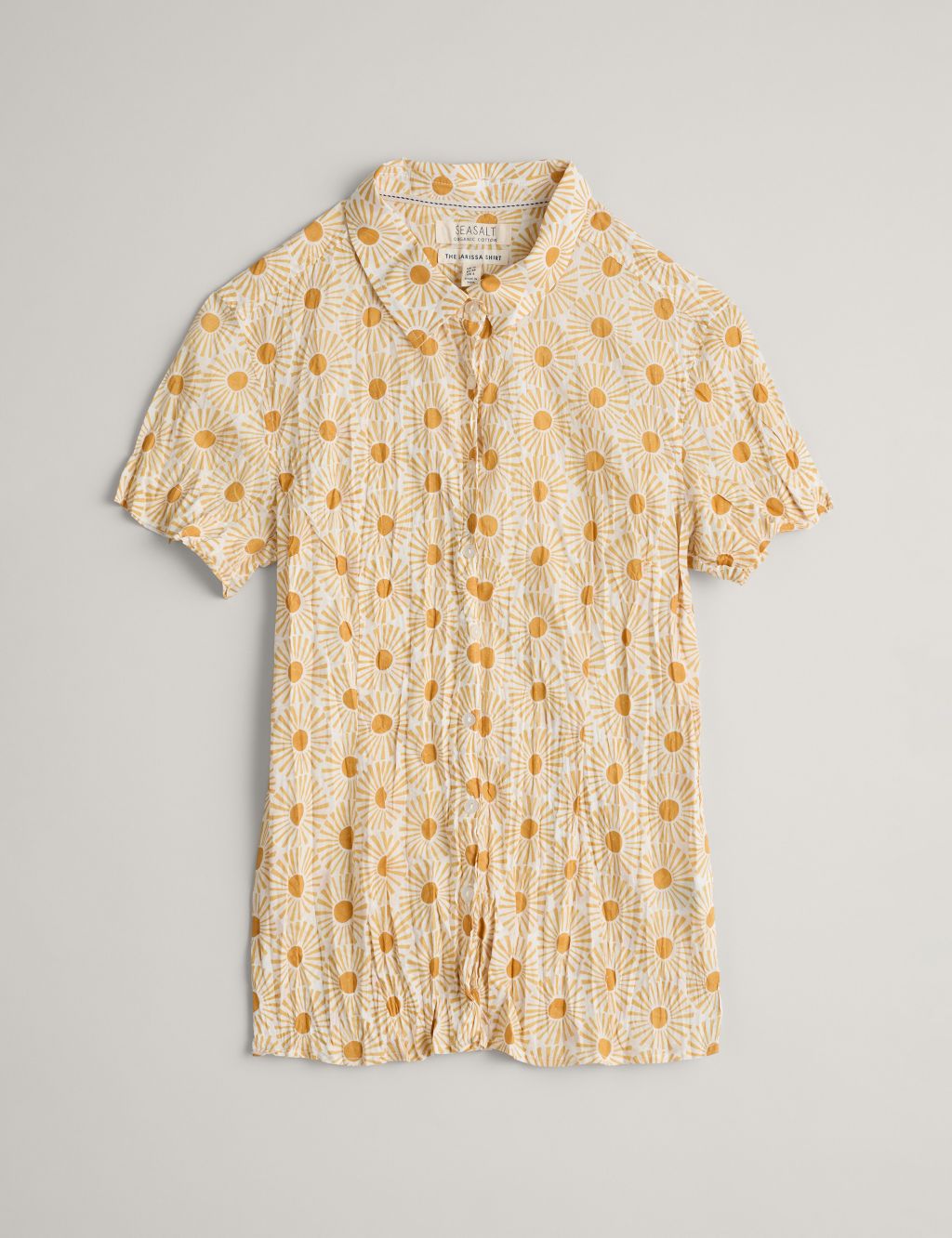 Organic Cotton Floral Collared Shirt image 2