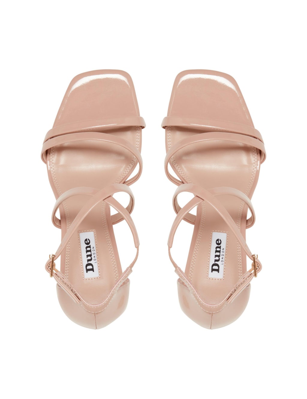 Leather Strappy Square Toe Sandals image 4