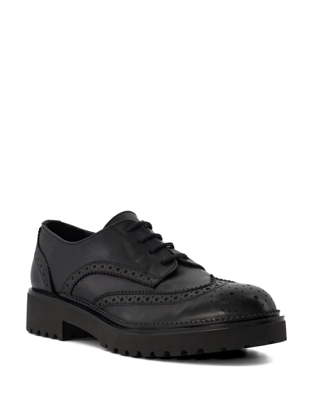 Leather Chunky Lace Up Brogues image 2