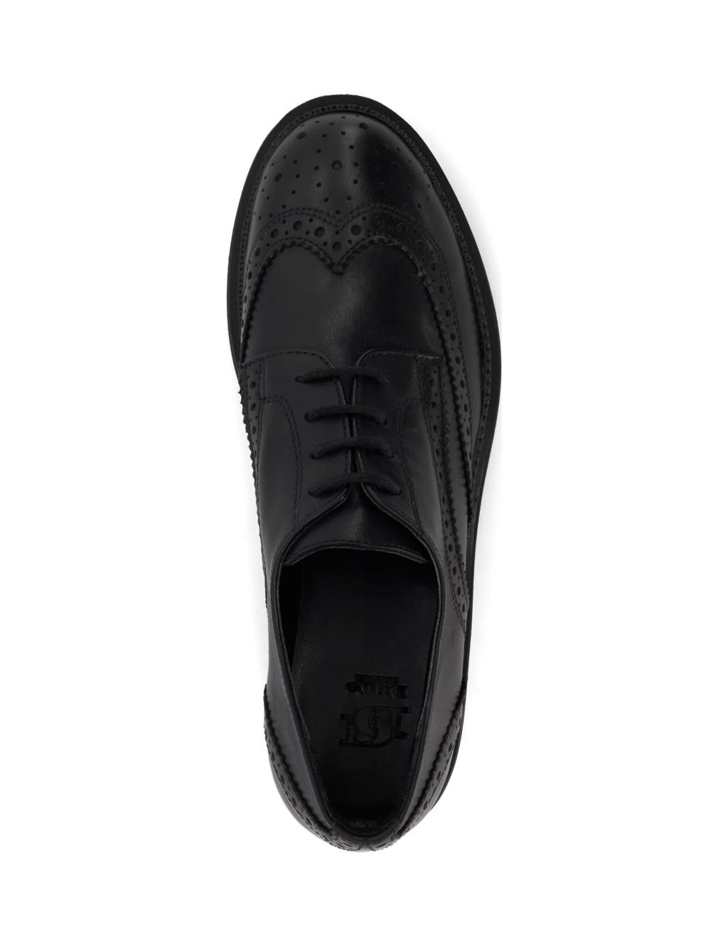 Leather Chunky Lace Up Brogues image 3