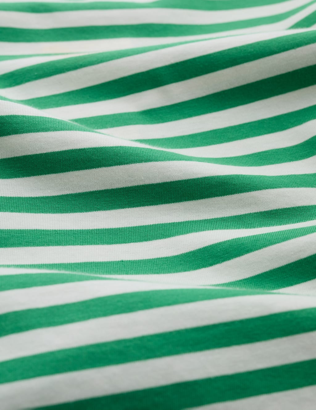 Organic Cotton Striped Crew Neck T-Shirt image 4