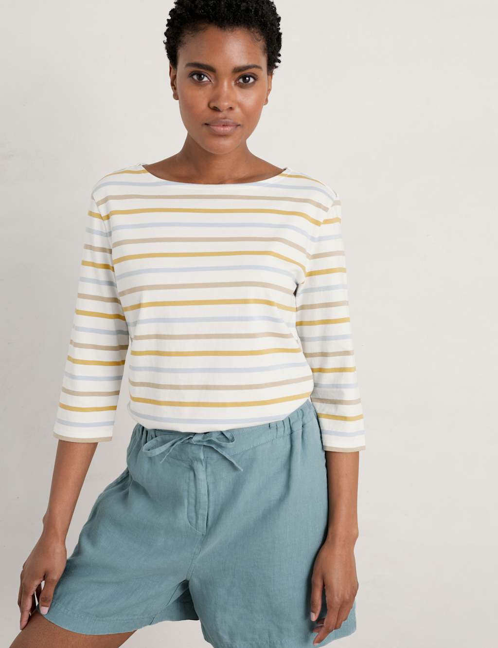 Organic Cotton Striped T-Shirt image 2