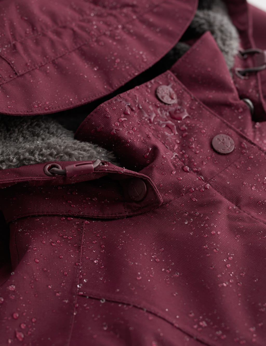 Waterproof Hooded Longline Parka Coat image 3
