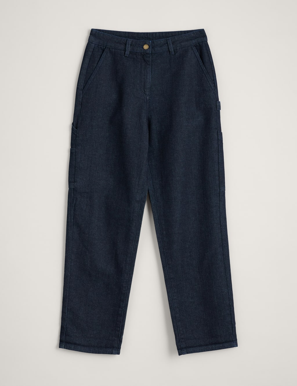 Cotton Rich Straight Leg Trousers image 2