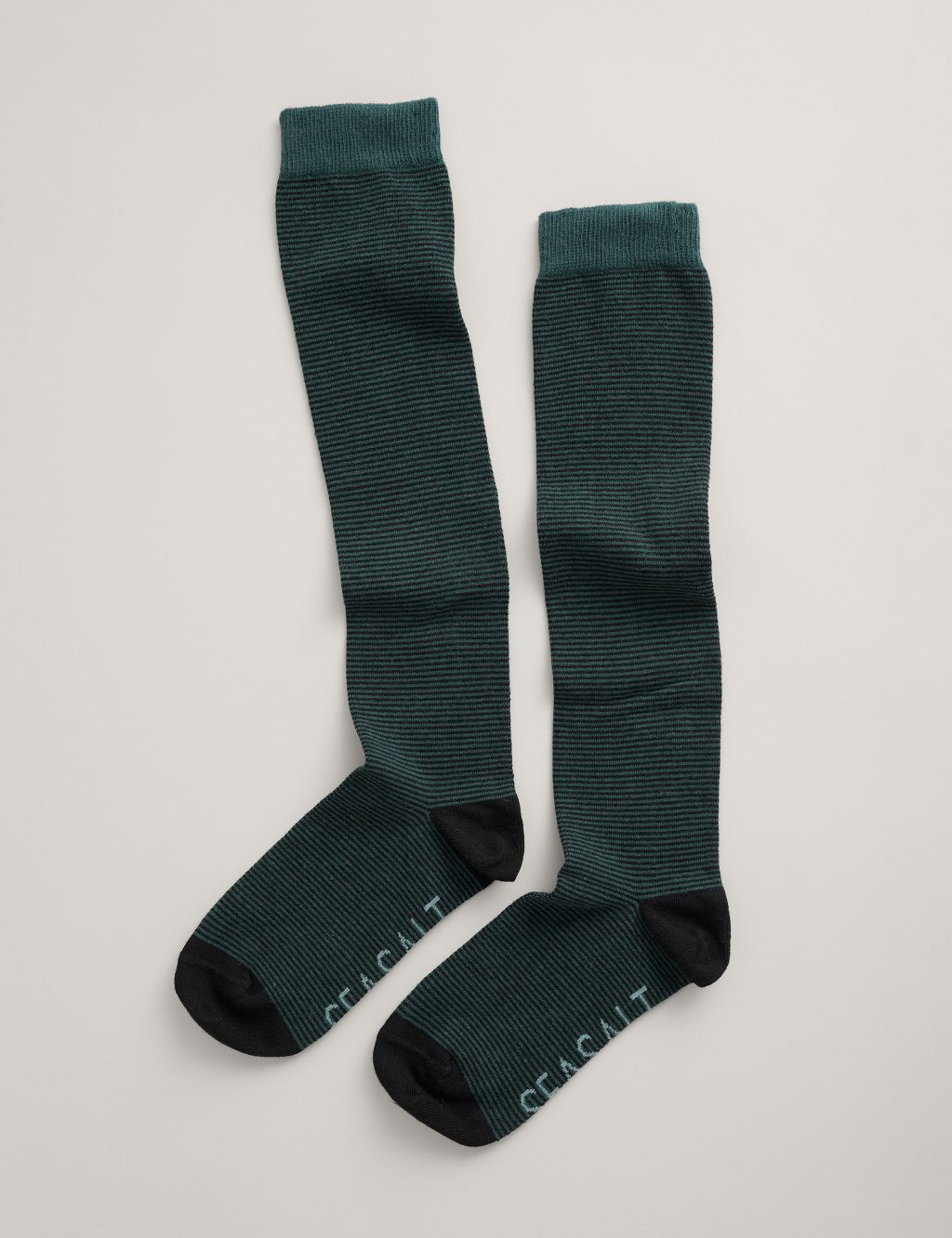 Cotton Rich Striped Knee High Socks image 1