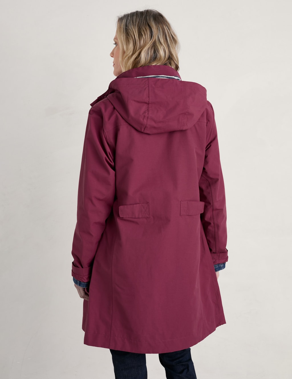 Cotton Rich Waterproof Hooded Parka Coat image 4