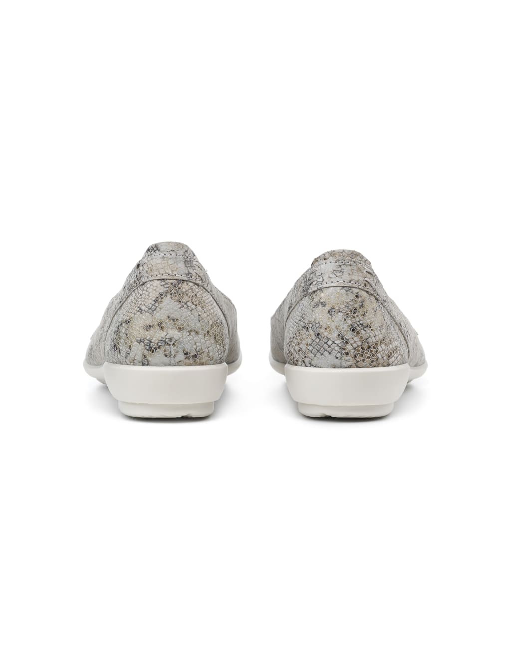 Robyn Leather Animal Print Ballet Pumps image 3