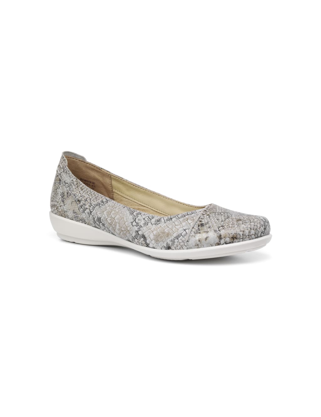 Robyn Leather Animal Print Ballet Pumps image 2