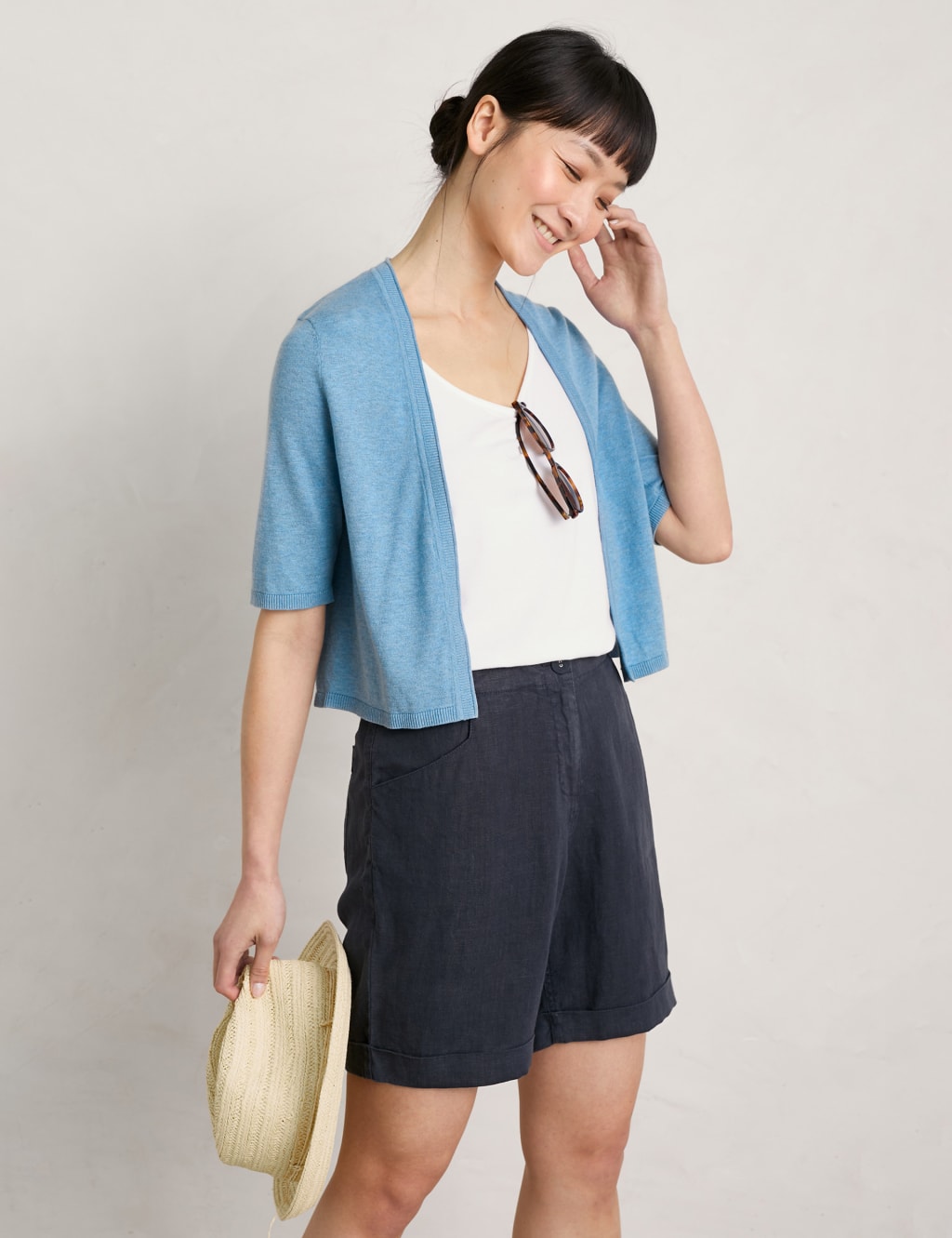 Organic Cotton Edge to Edge Cardigan image 1