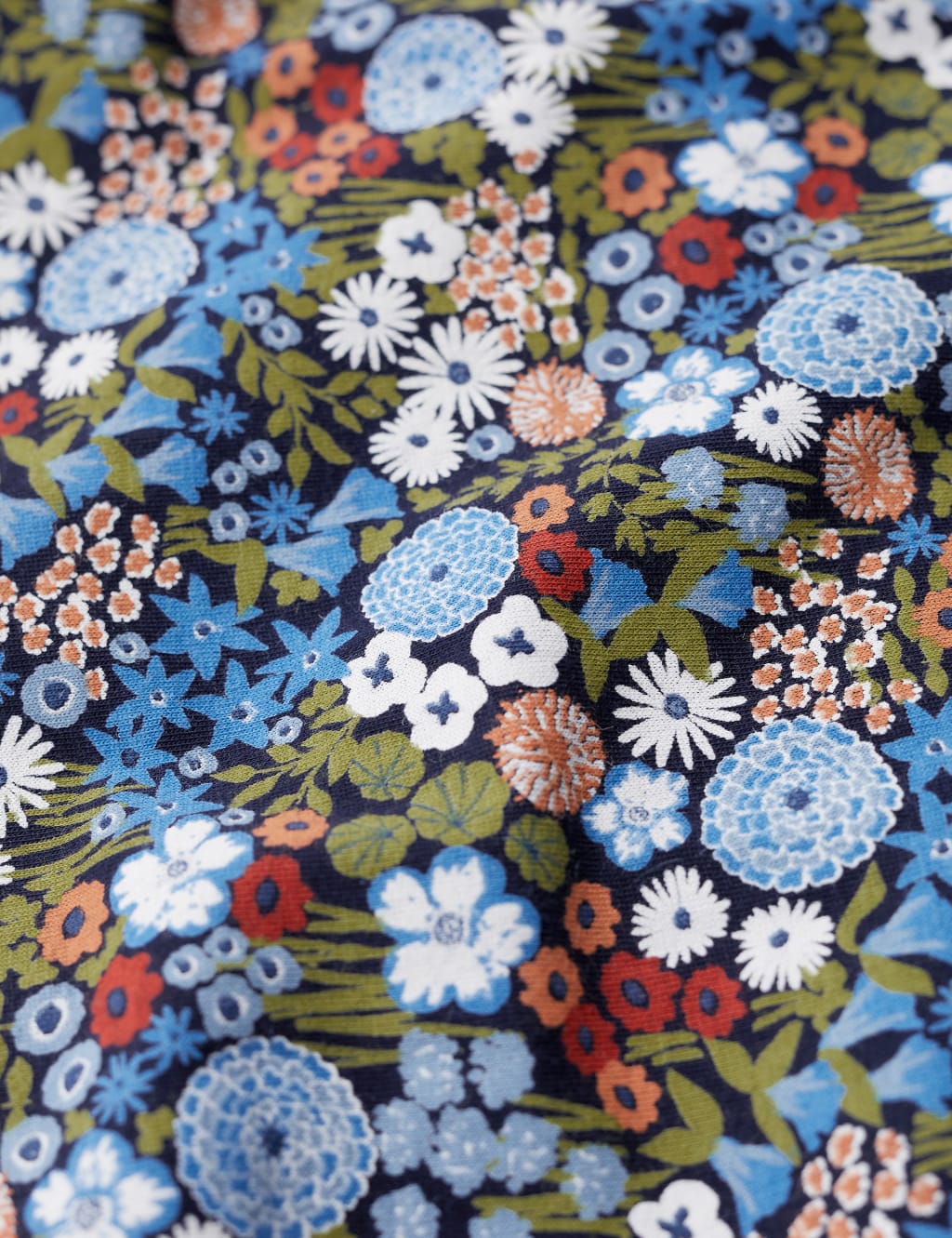 Cotton Rich Floral Square Neck Midi Dress image 5