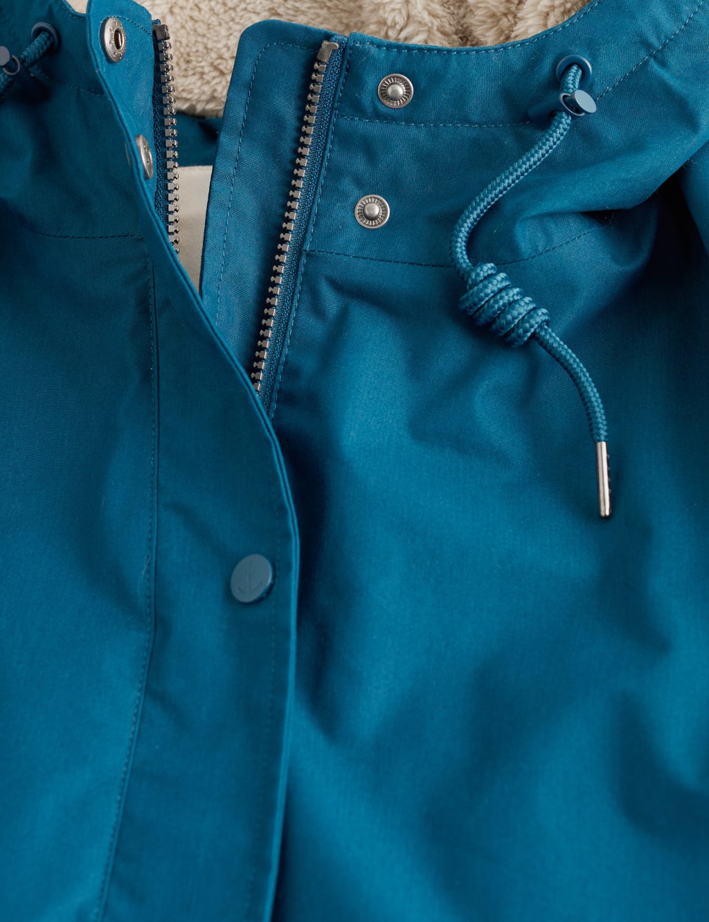 Cotton Blend Waterproof Hooded Parka Coat image 5