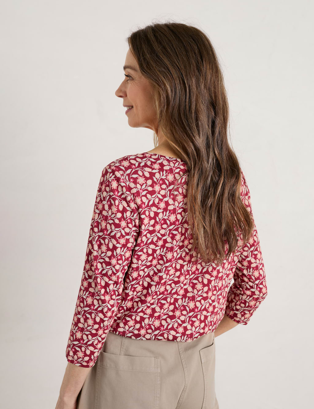 Cotton Blend Floral Top image 4