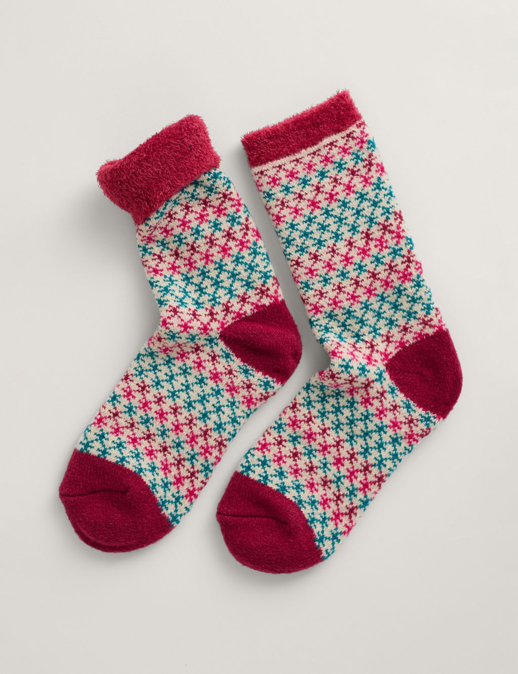Patterned Ankle High Socks image 1