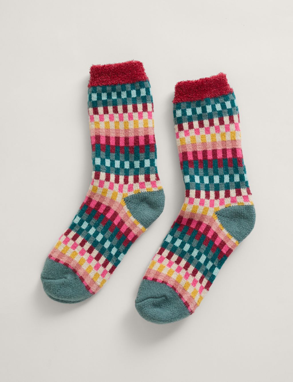 Patterned Ankle High Socks image 1