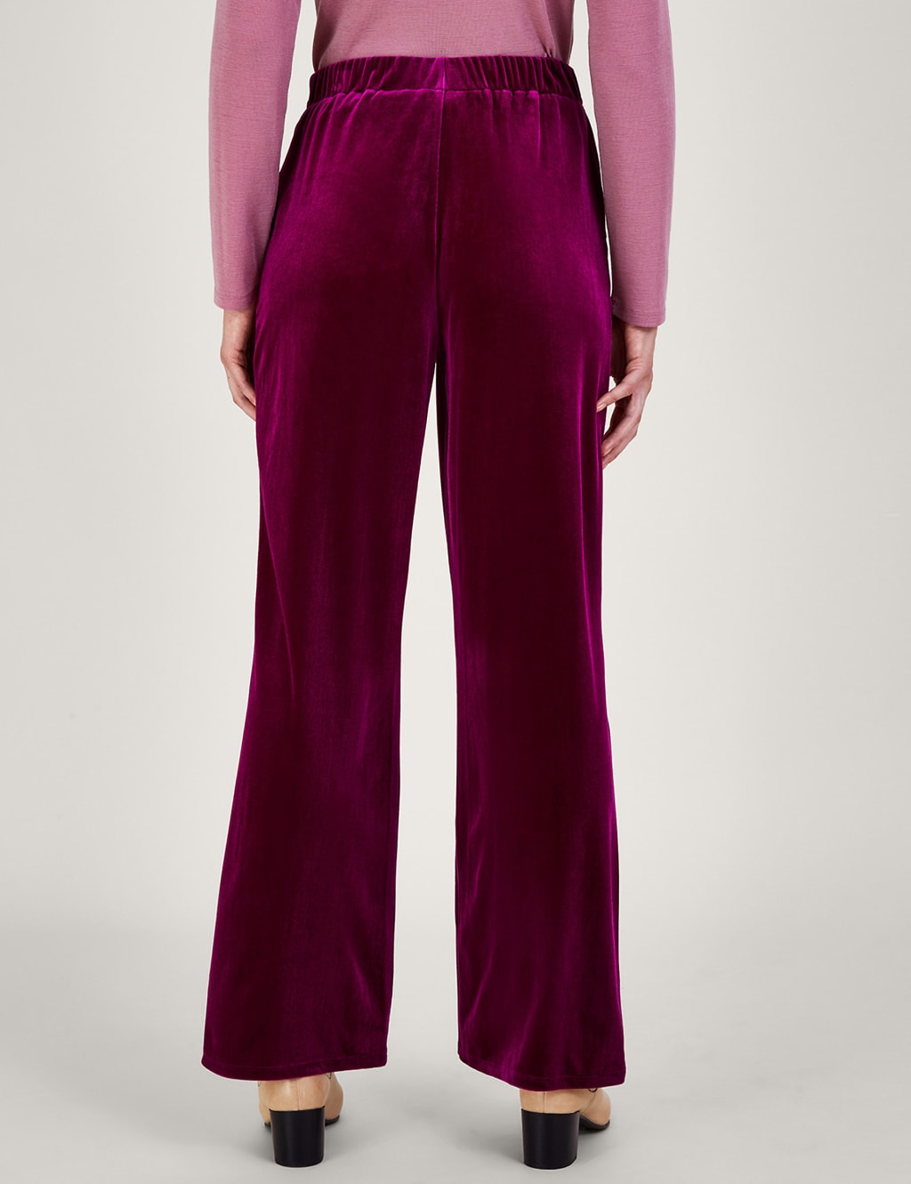 Velvet Wide Leg Trousers image 3