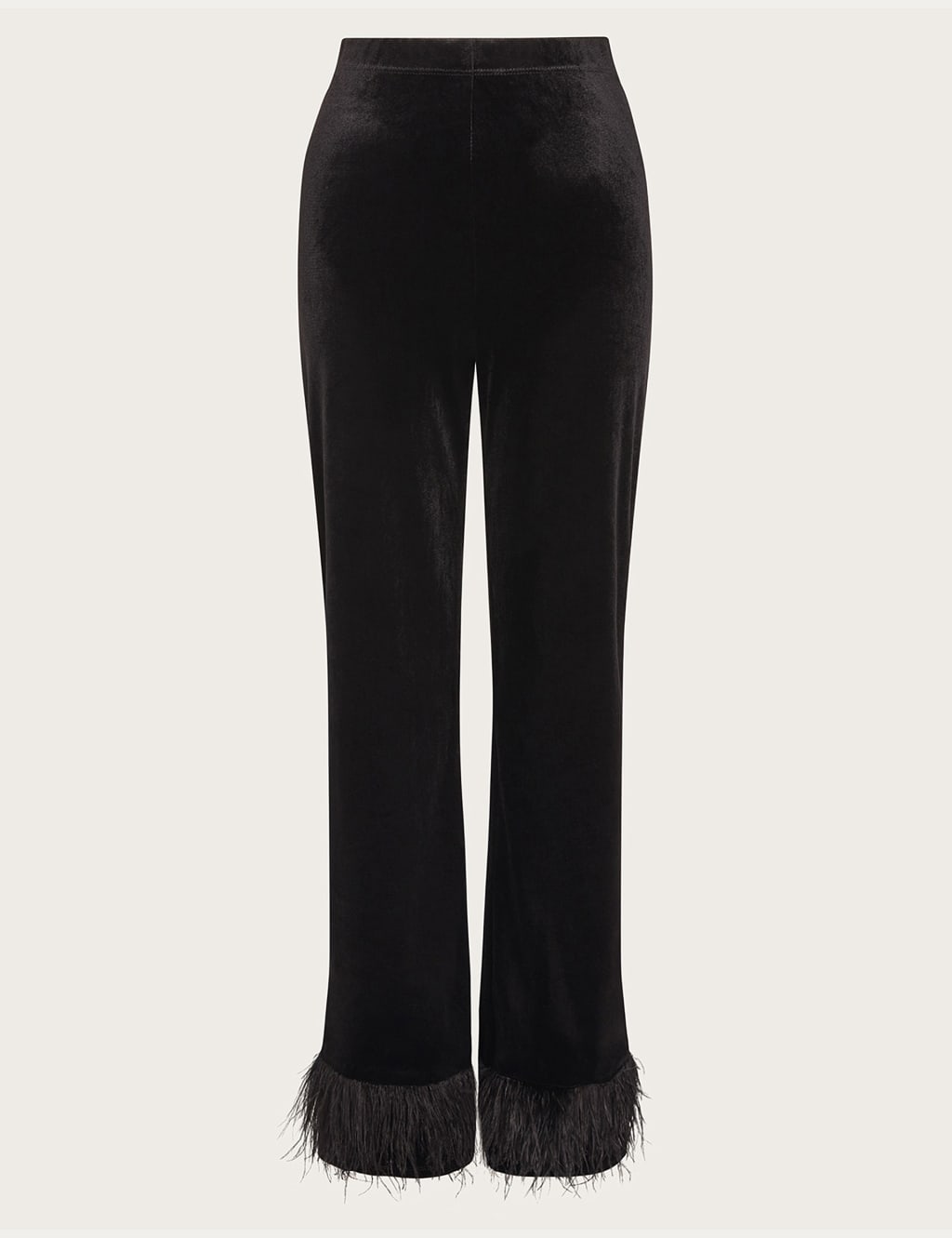 Feather Straight Leg Ankle Grazer Trousers image 2