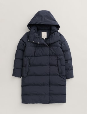 Marks and spencer on sale ladies navy coats