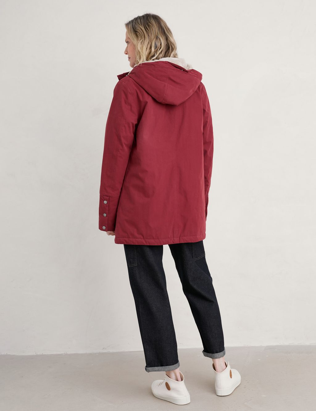 Cotton Rich Waterproof Hooded Raincoat image 4