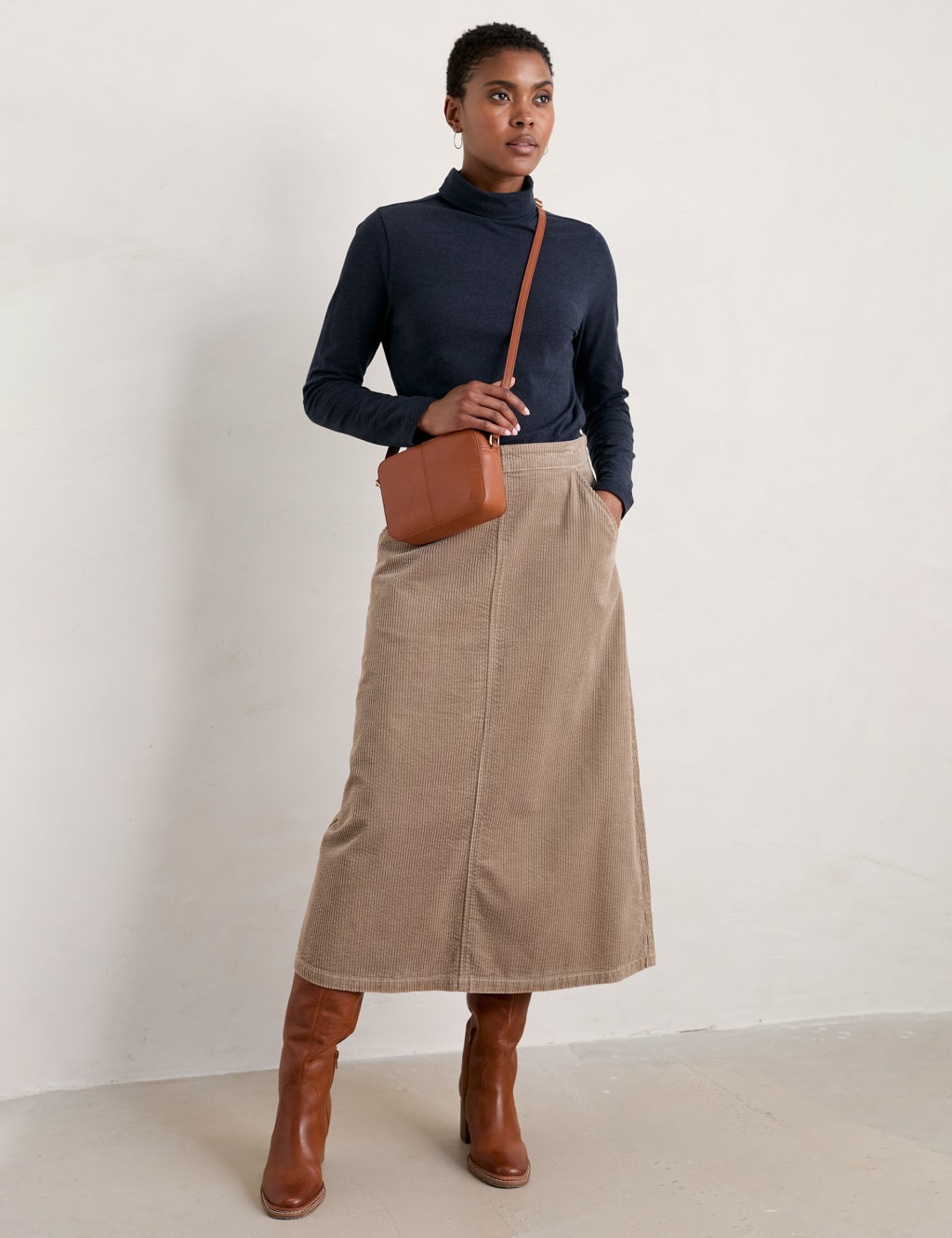Roll neck top womens hot sale