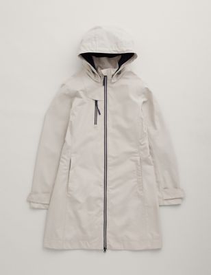 Waterproof Cotton Rich Longline Raincoat