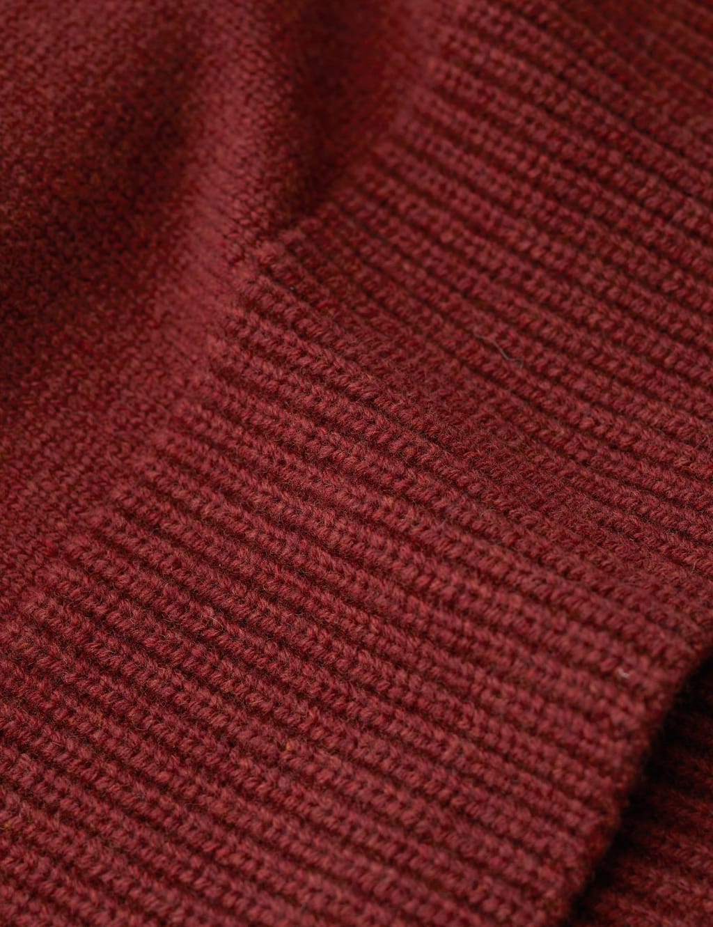 Merino Wool Rich Round Neck Knitted Vest image 5