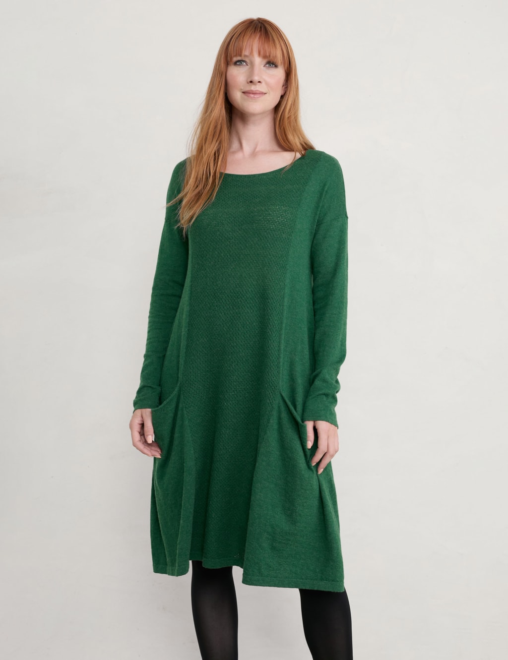 Organic Cotton Knee Length Jumper Dress image 3