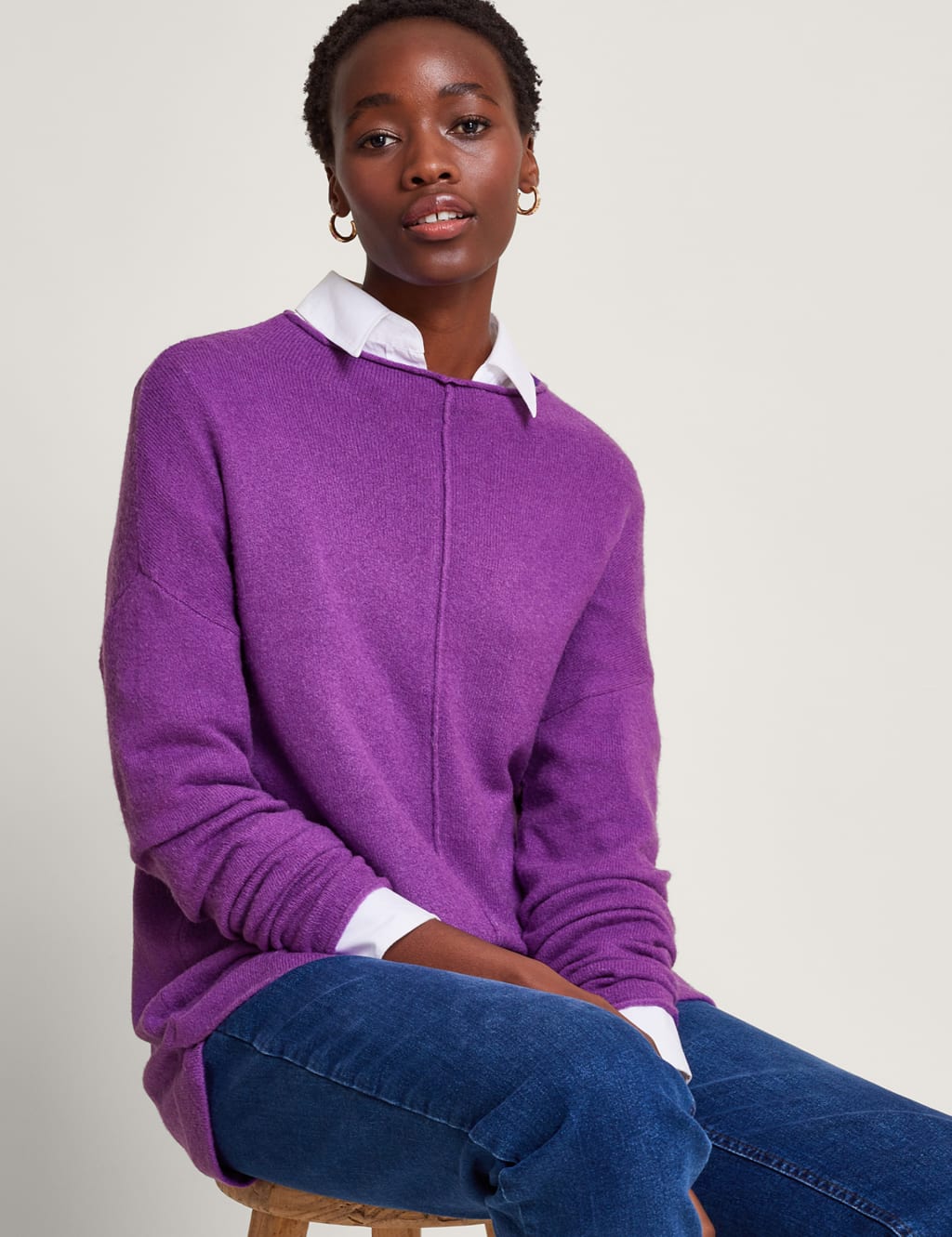 Women s Purple Jumpers M S