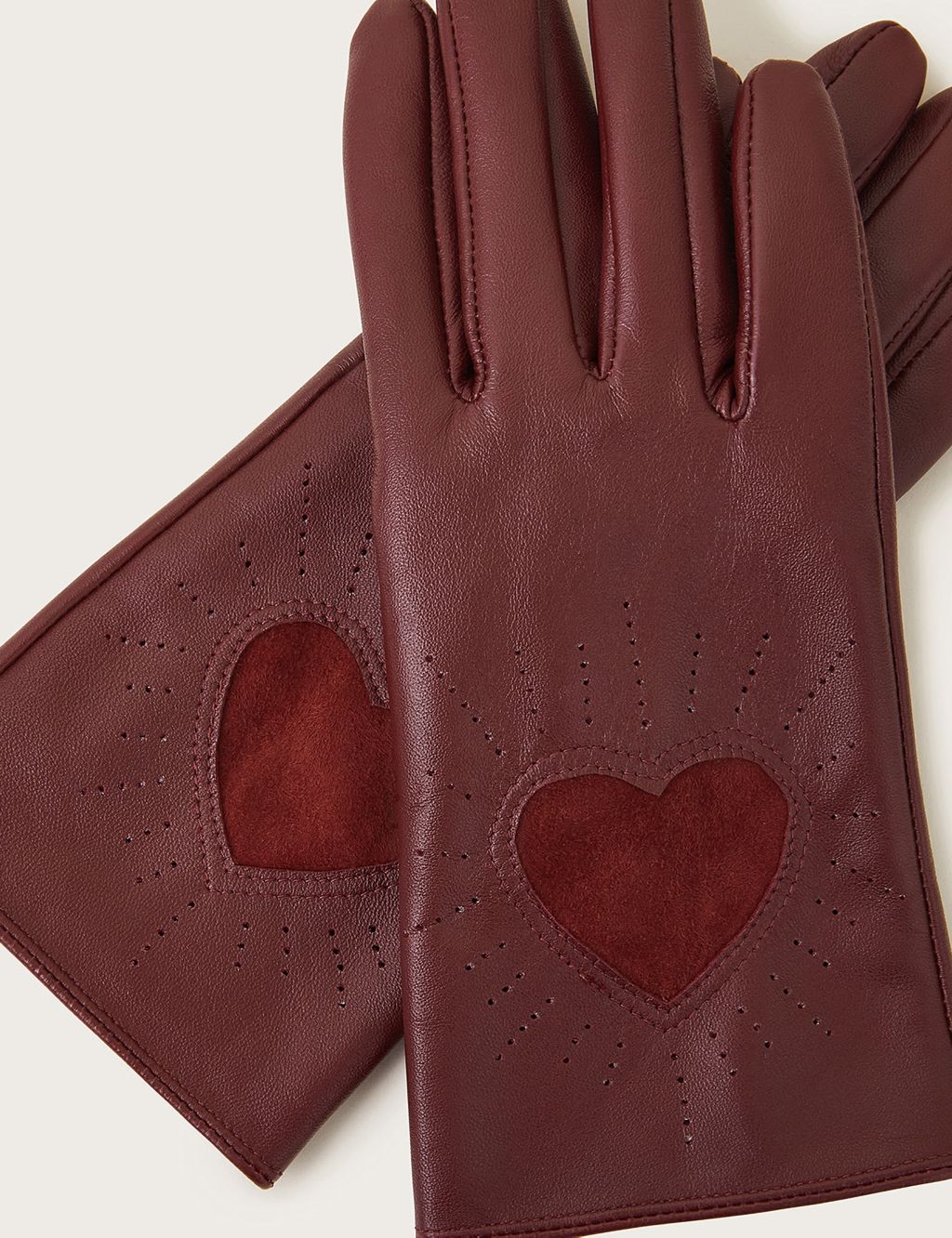 Leather Heart Gloves image 2