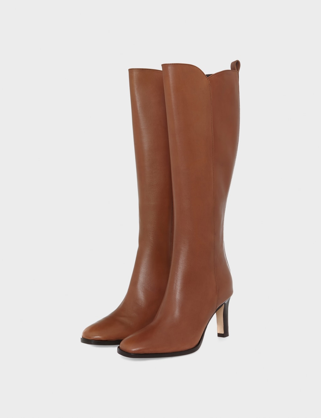 Leather Stiletto Heel Knee High Boots image 2