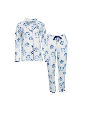 Cyberjammies Womens Cotton Modal Bauble Print Pyjama Set - 10 - White Mix, White Mix