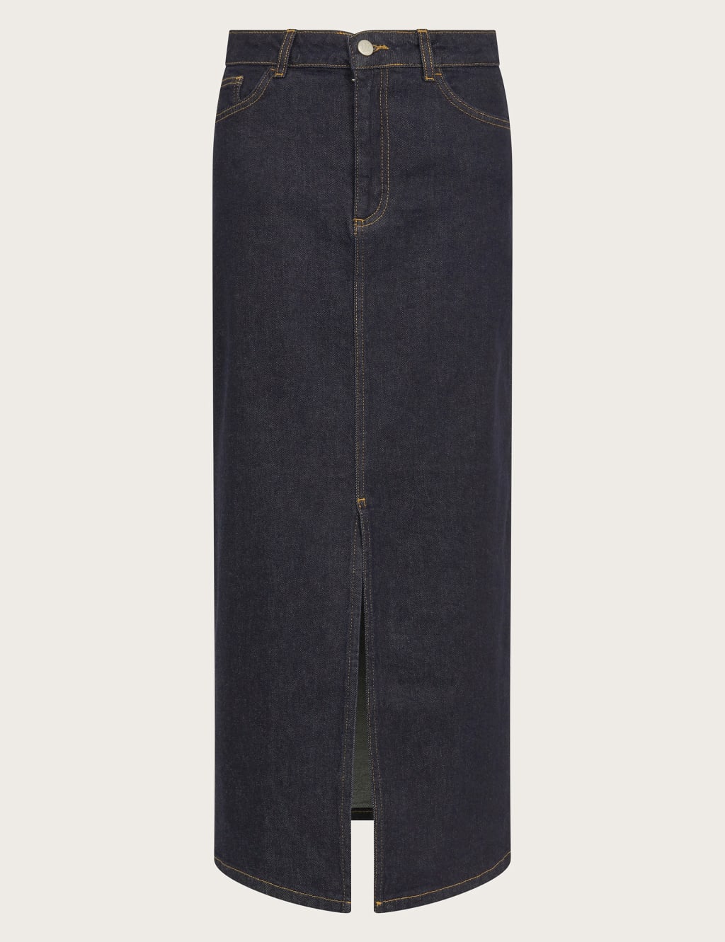 Denim Maxi Skirt image 2