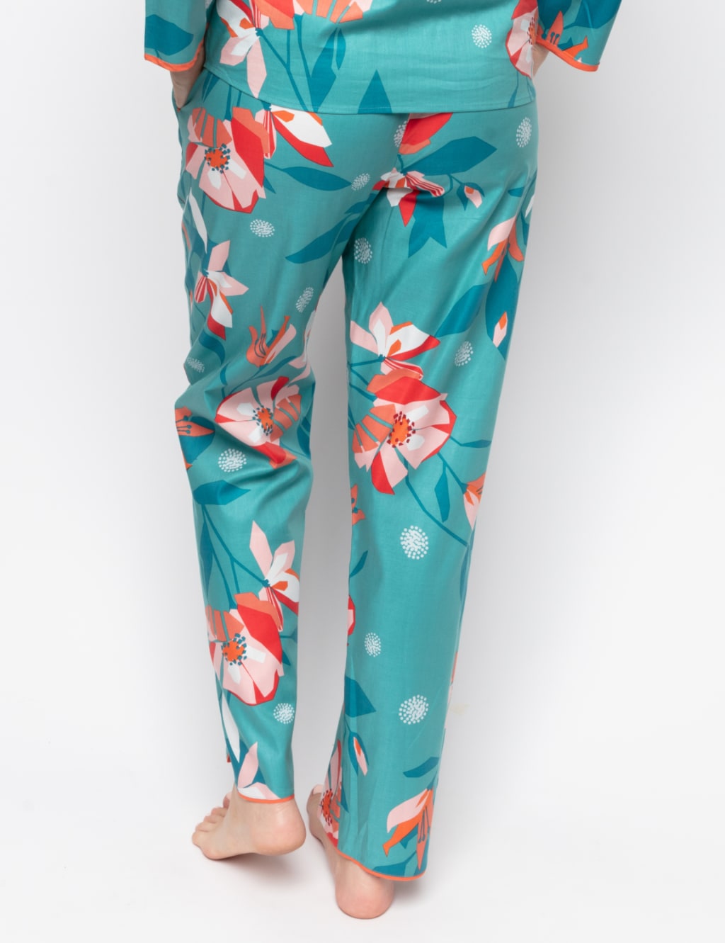 Cotton Modal Floral Print Pyjama Bottoms image 2