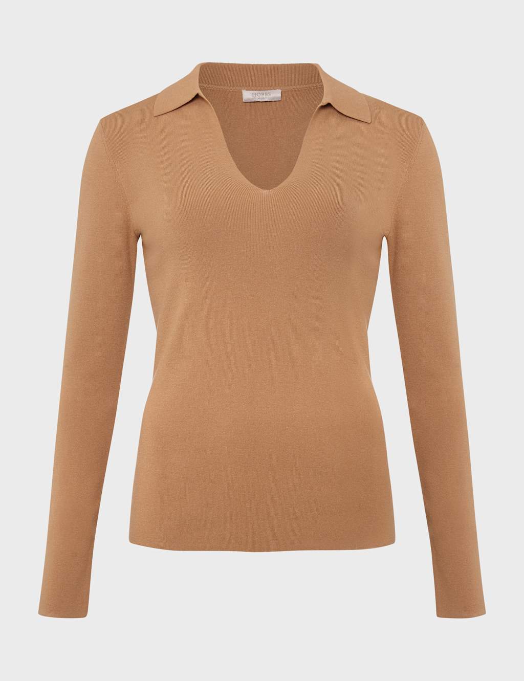 V-Neck Collared Jumper image 2