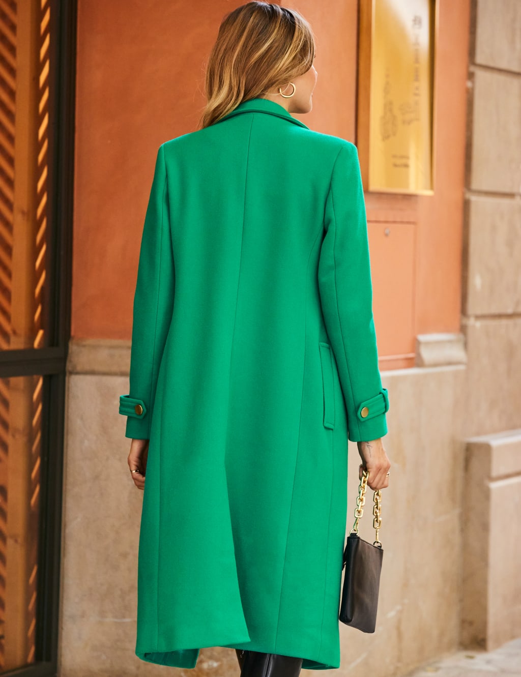 Double Breasted Longline Coat image 4